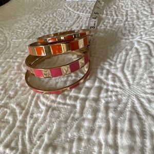 Pink orange and gold